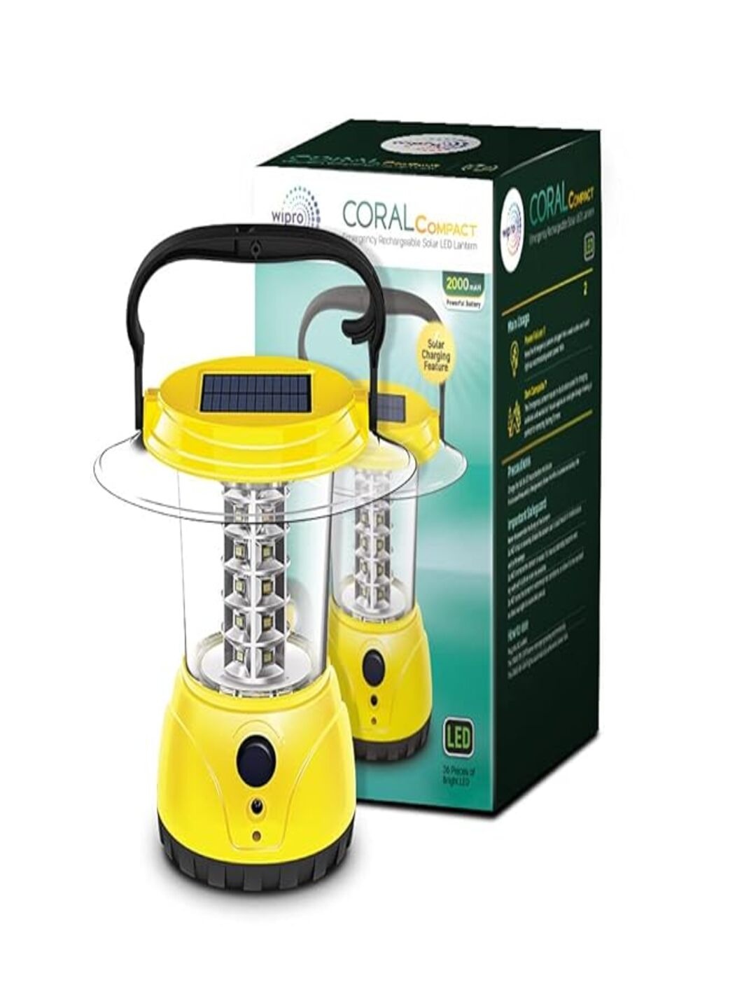 

Wipro Yellow Acrylic Industrial Cylindrical Shaped Coral Compact Table Lamp