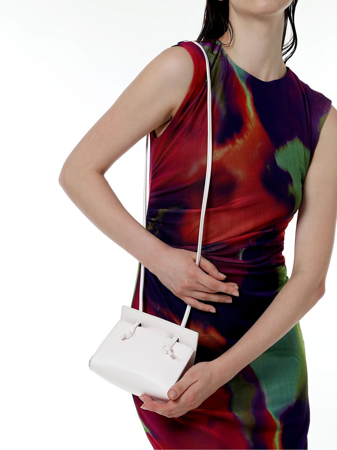 HAUTE SAUCE by Campus Sutra Women Leather Sling Bag, White