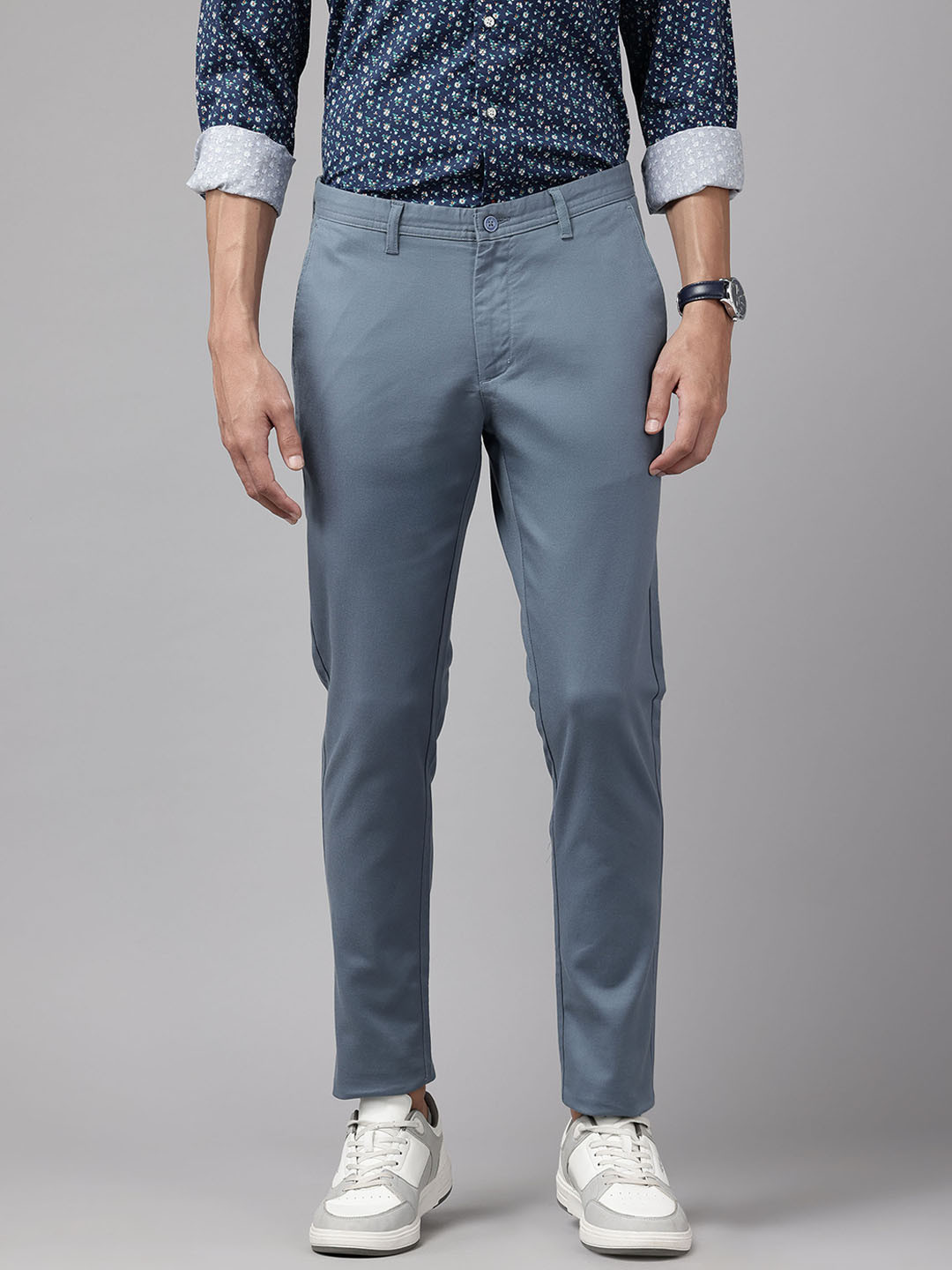

Blackberrys Men Skinny Fit Trousers, Blue