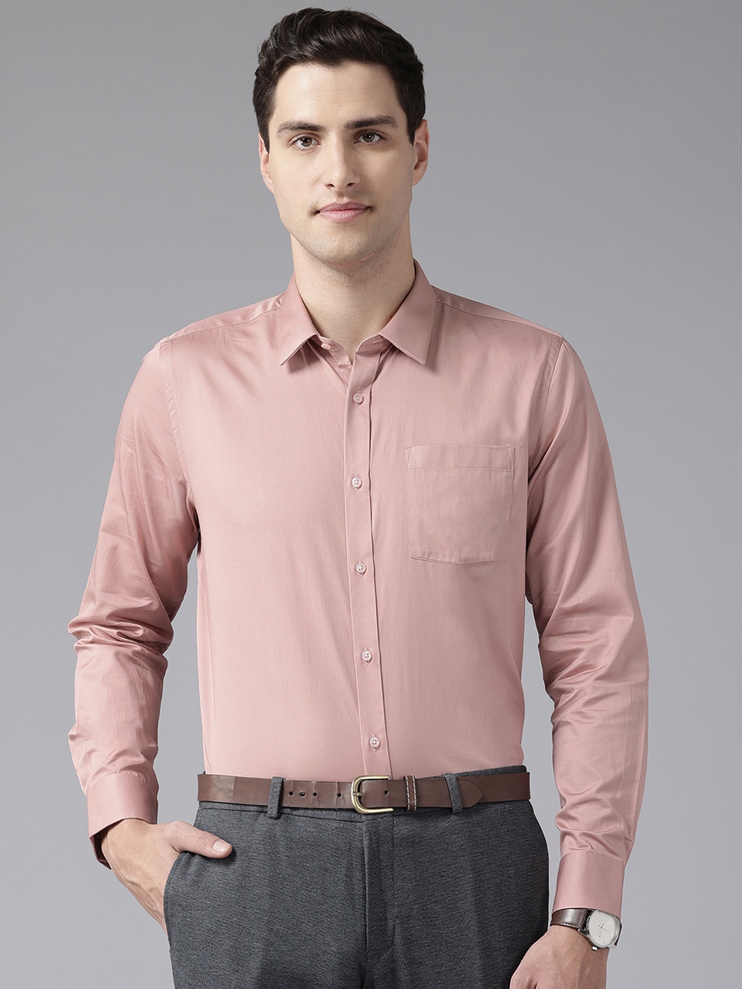 

Blackberrys India Slim Fit Formal Shirt, Rose