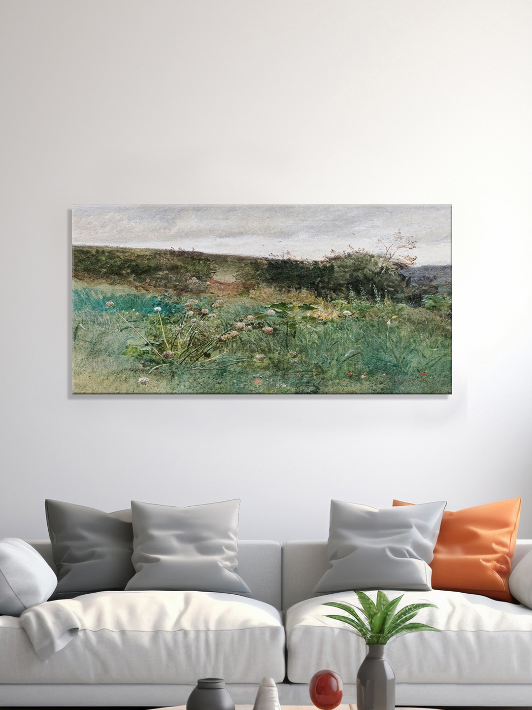 

999Store Green & Brown Canvas Floral & Botanical Wall Art