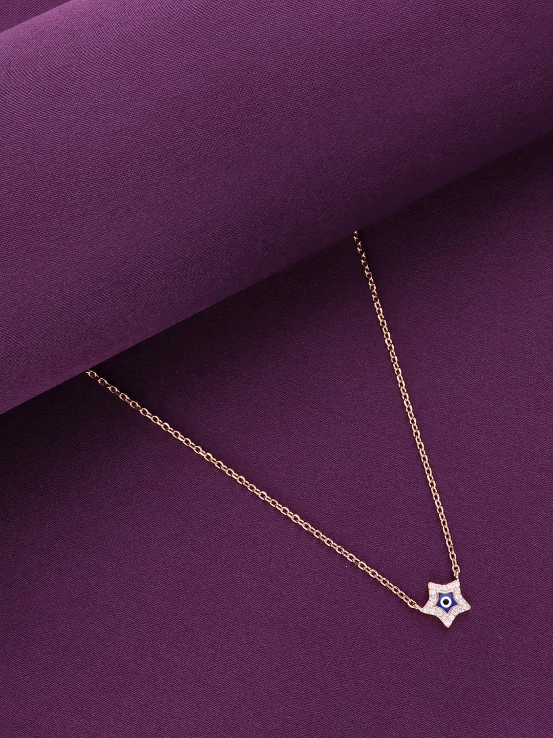 

KAI JEWEL Rose Gold Plated 92.5 Sterling Silver Cubic Zirconia Chain