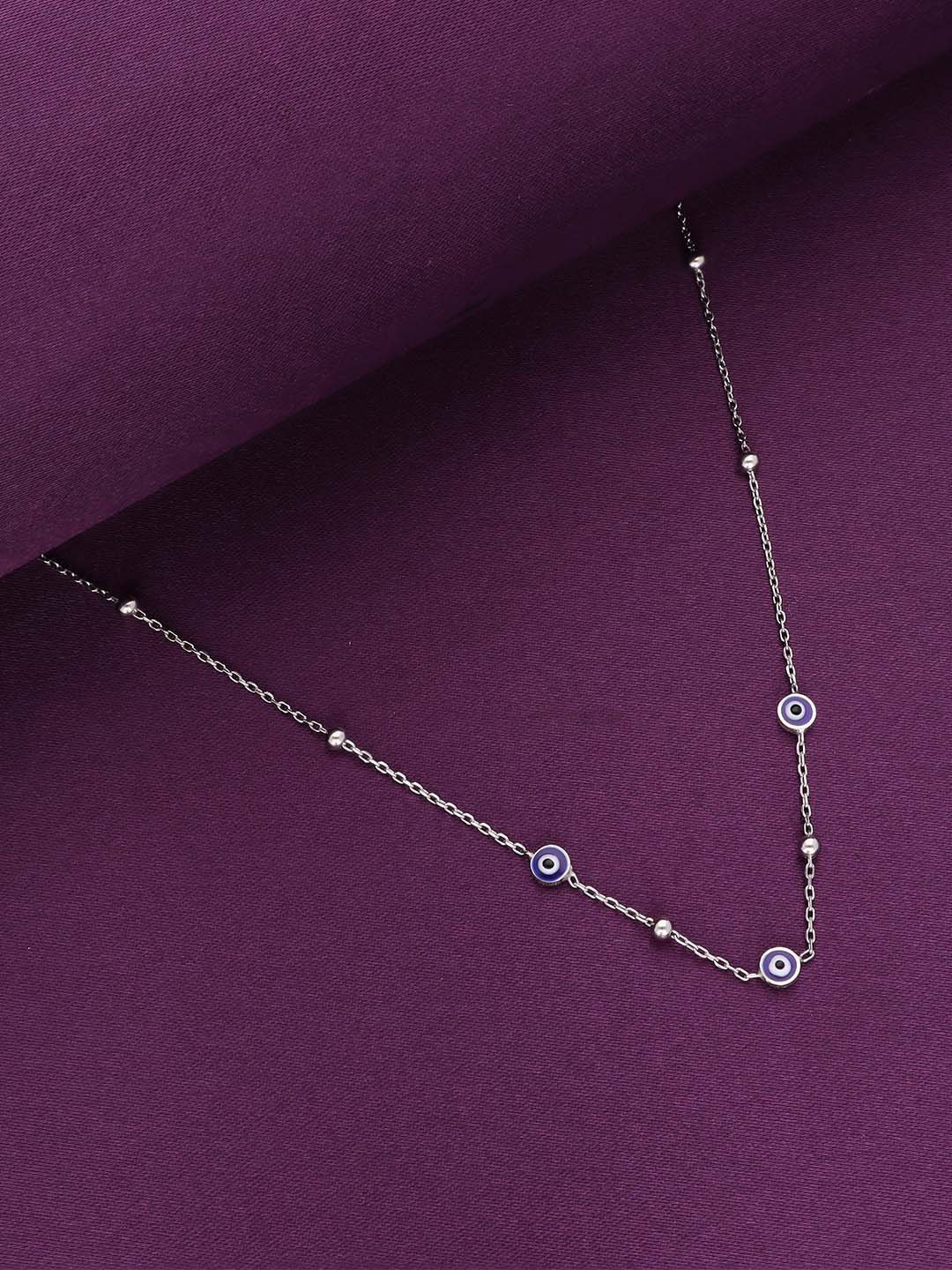 

KAI JEWEL Rhodium Plated 92.5 Sterling Silver Cubic Zirconia Chain