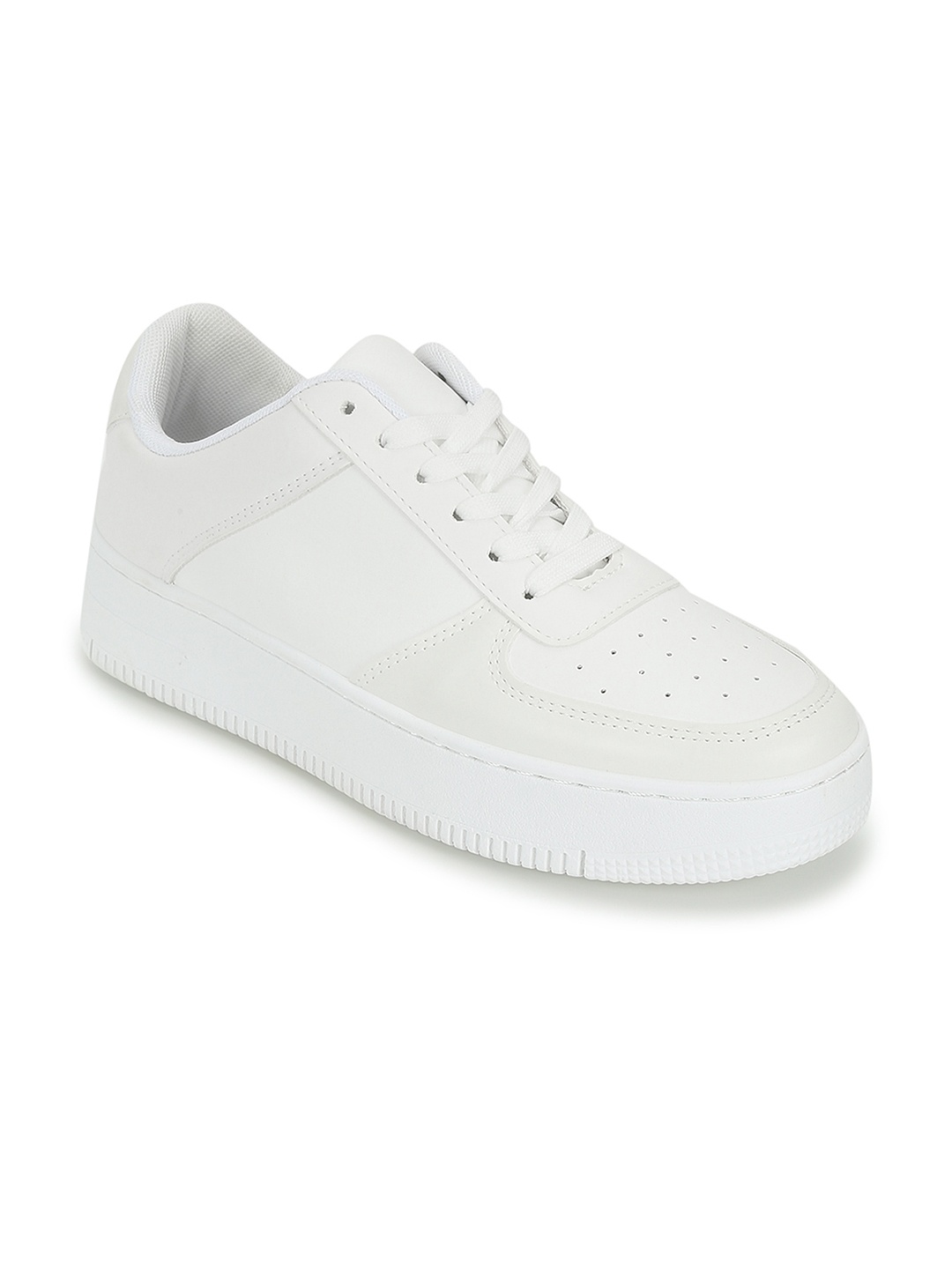 

The Roadster Lifestyle Co Women Lace Up Casual Sneakers, White