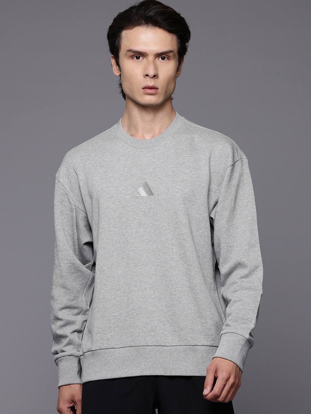 

ADIDAS Embroidered Sweatshirt, Grey