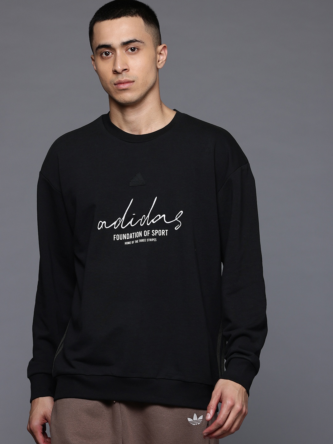 

ADIDAS Free Lift Typography Sweatshirt, Black