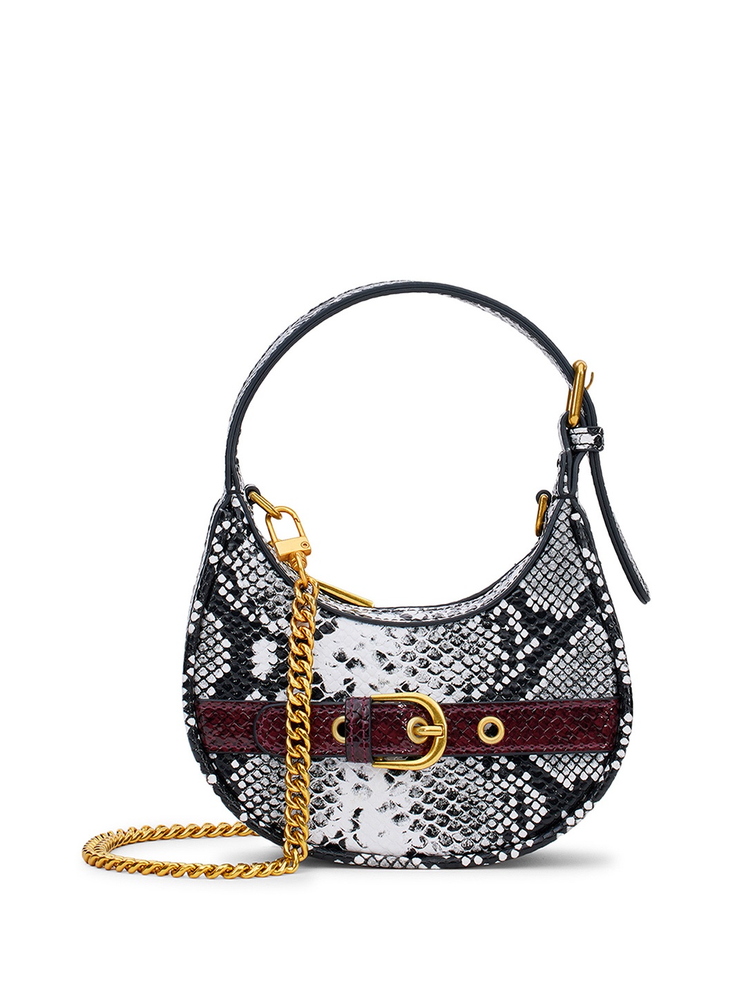

MIRAGGIO Multicolour PU Celeste Crossbody Bag, White
