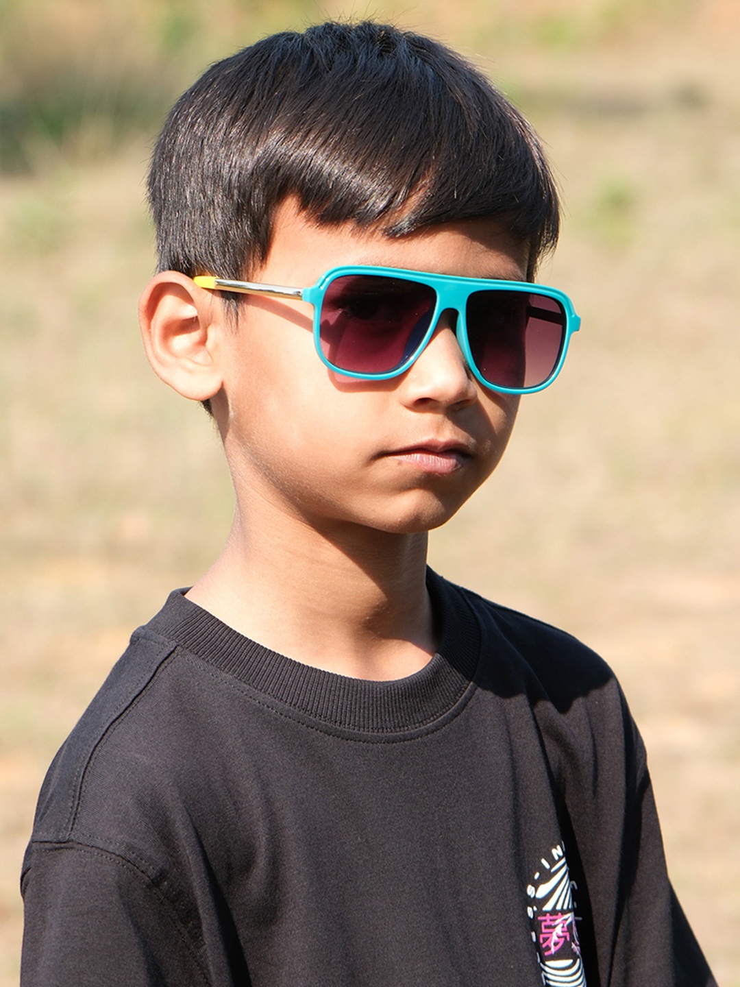 

DukieKooky Kids Square Sunglasses with UV Protected Lens DKSG362S, Purple
