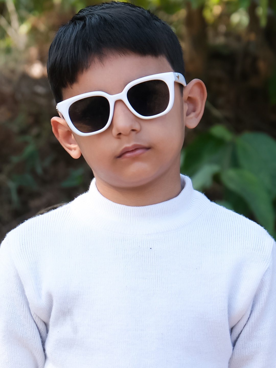 

DukieKooky Kids Square Sunglasses with UV Protected Lens DKSG487A, Black