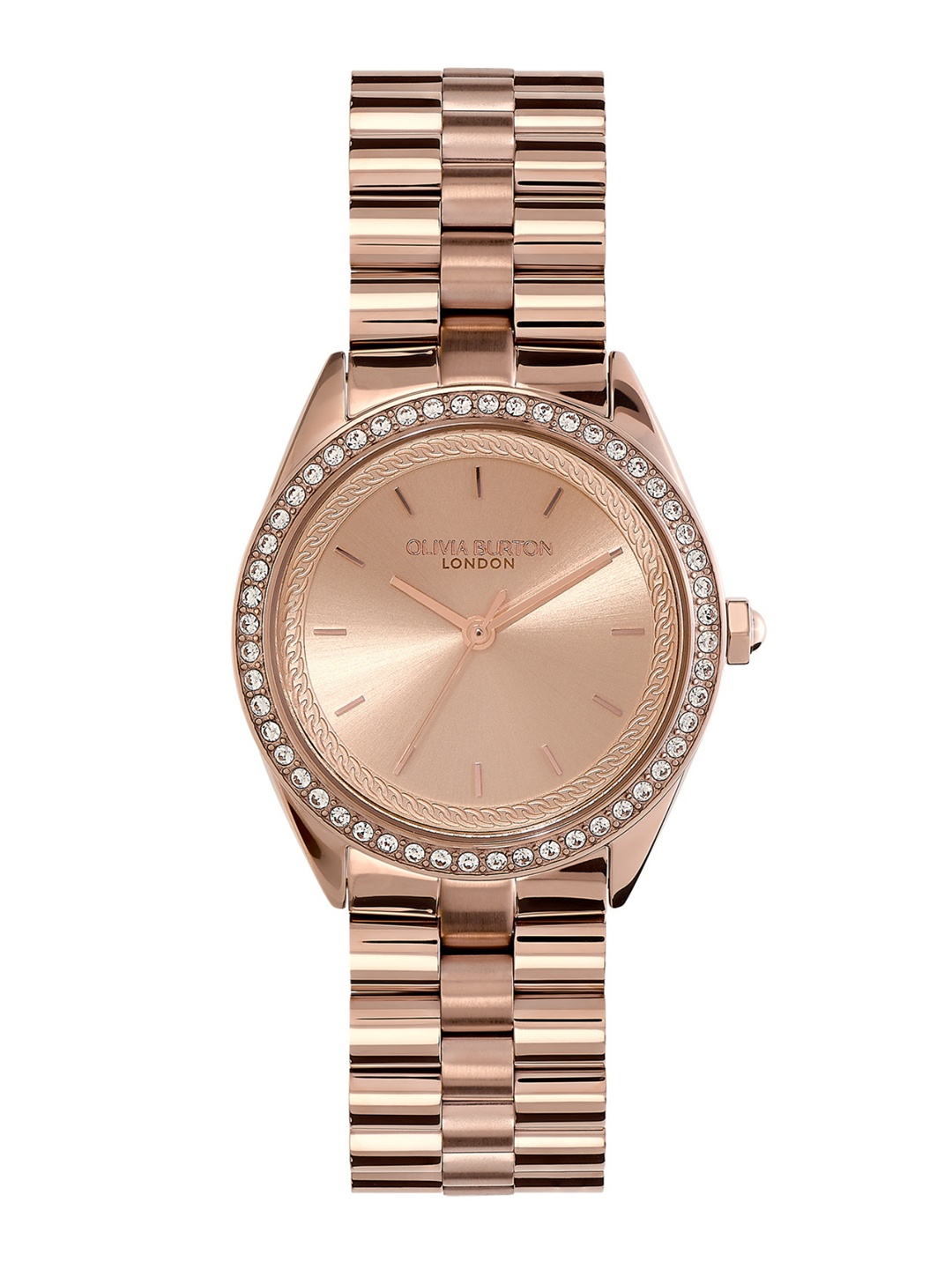 

Olivia Burton Women Bejewelled Analogue Watch 24000136, Rose gold