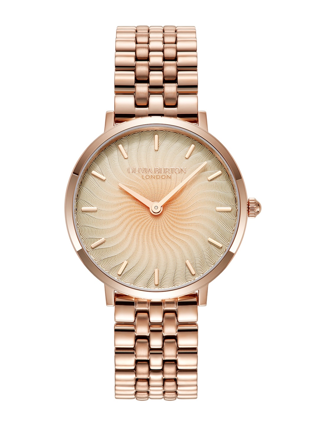

Olivia Burton Women Radiant Sun Analogue Watch 24000139, Rose gold