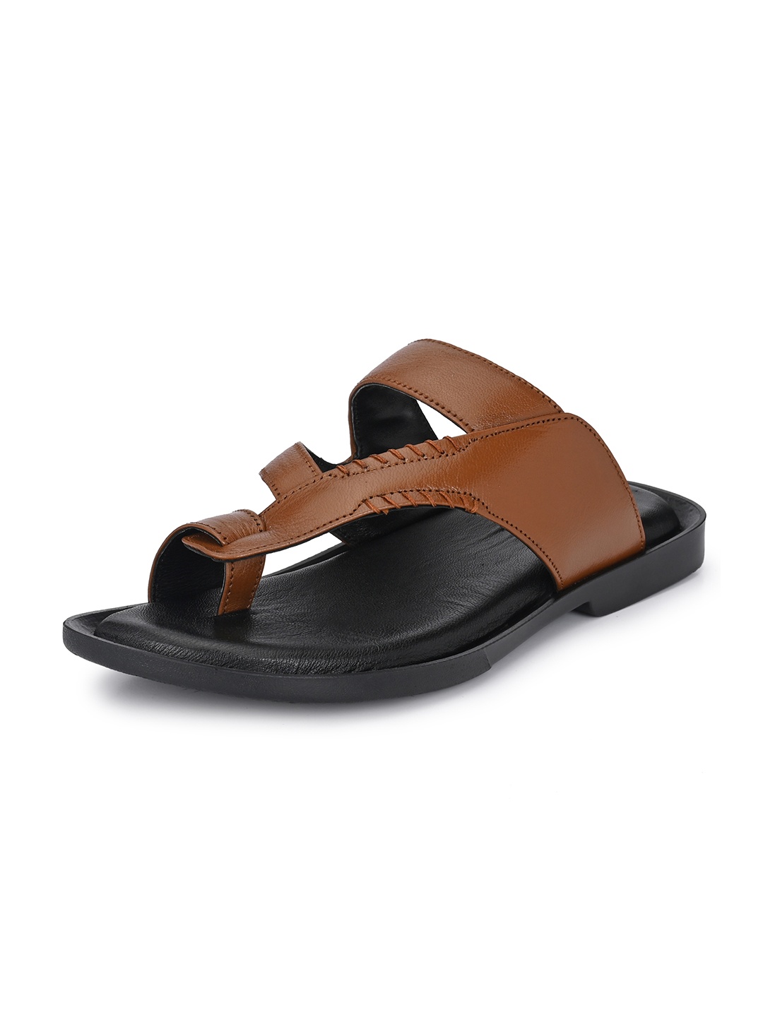 

Auserio Men Leather Comfort Sandals, Tan