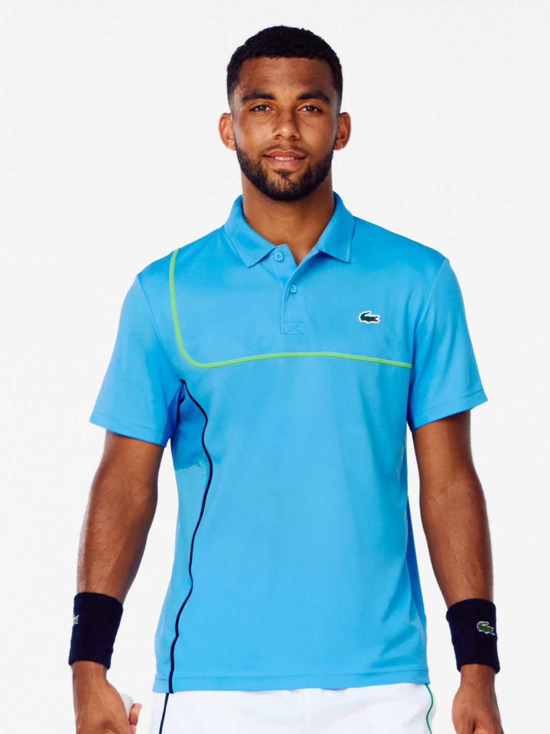 

Lacoste Men Polo Collar Applique T-shirt, Blue