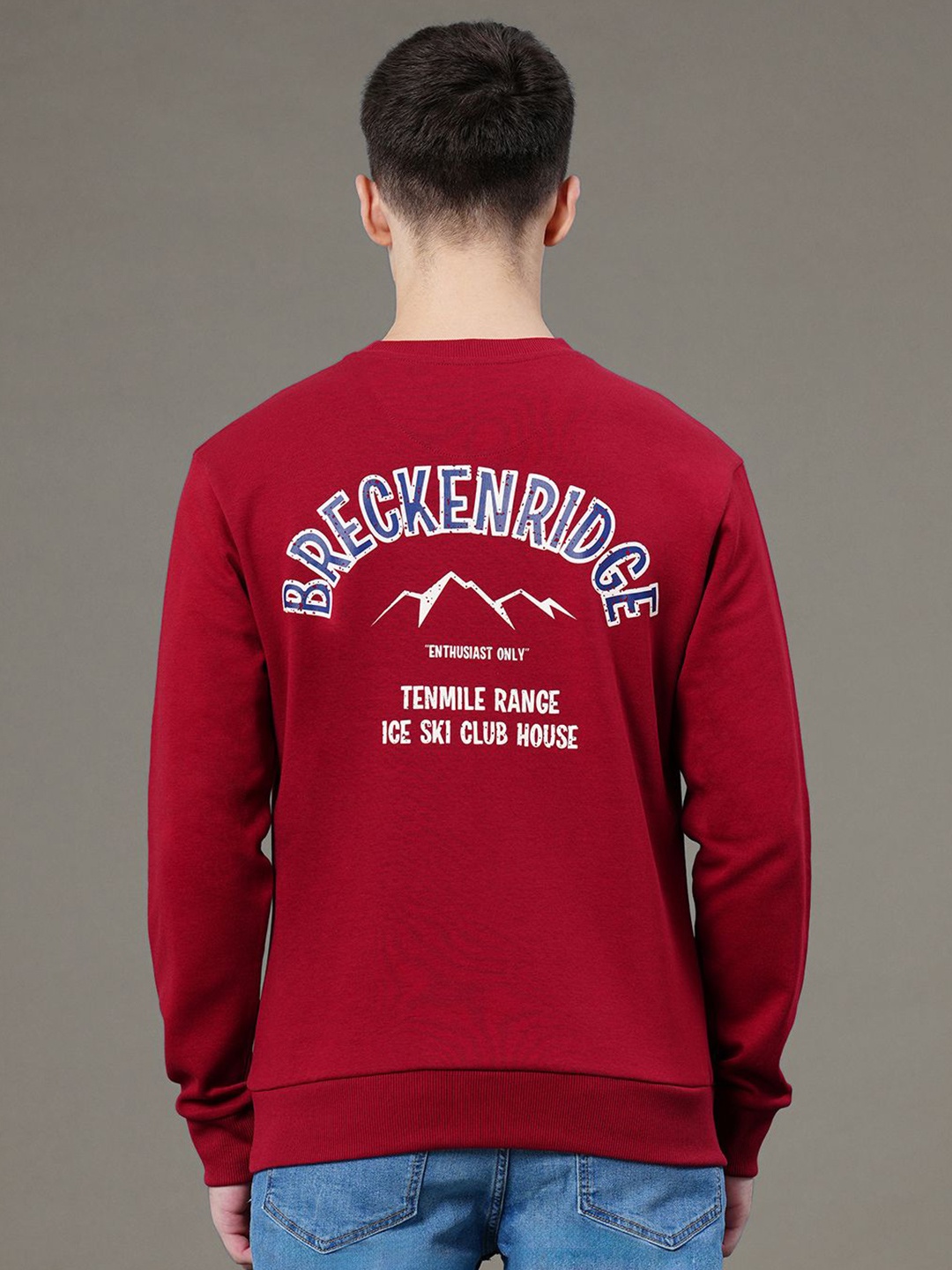 

Red Tape Men Graphic Print Cotton Sweatshirt