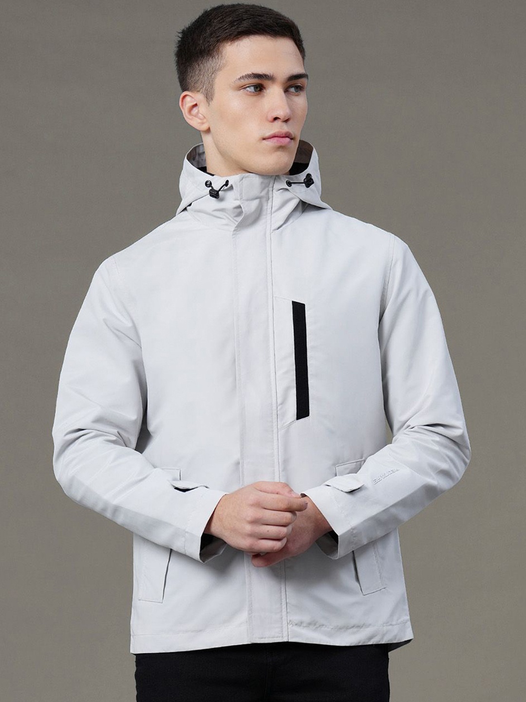 

Red Tape Men Hooded Tailored Jacket, Grey
