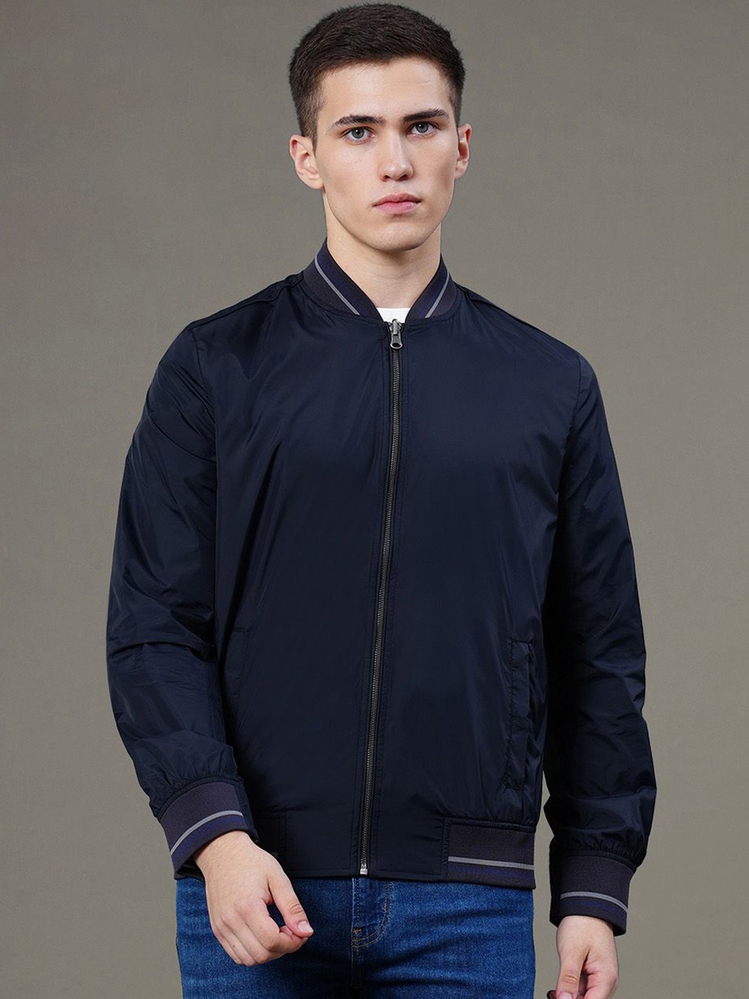 

Red Tape Men Bomber Reversible Jacket, Navy blue
