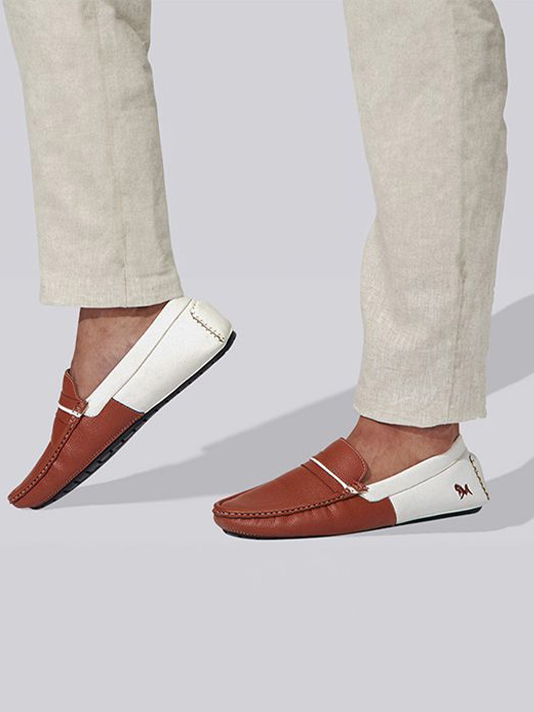 

NEEMANS Men PU Loafers, Tan