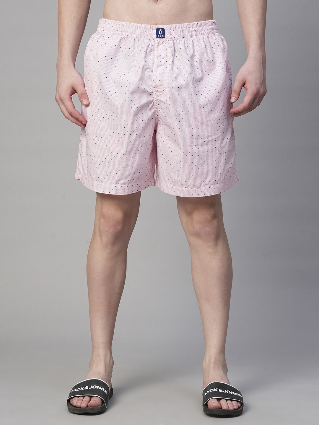 

PRONK Printed Pure Cotton Boxer TM-BXR-013-MPK-S, Pink