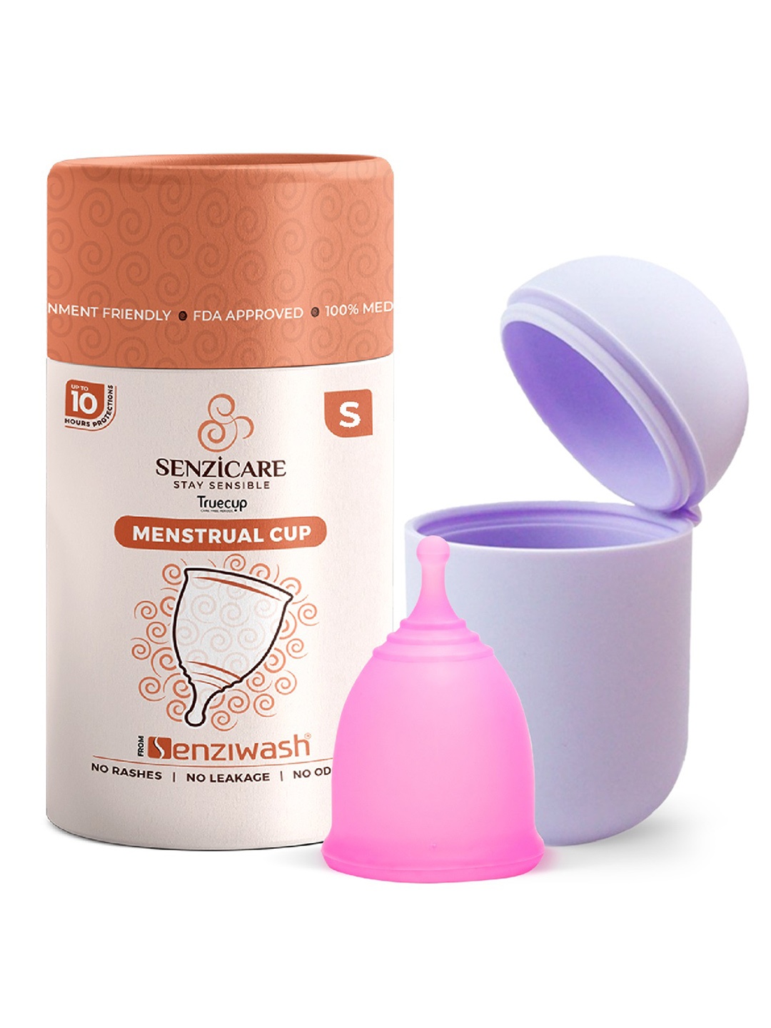 

Senzicare Truecup Reusable Mensural Cup With Sterilizer Case -S, Pink