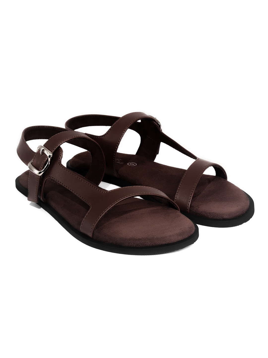 

Planet Paaduks Women Ella Dual-Strap Open Toe Flats, Brown