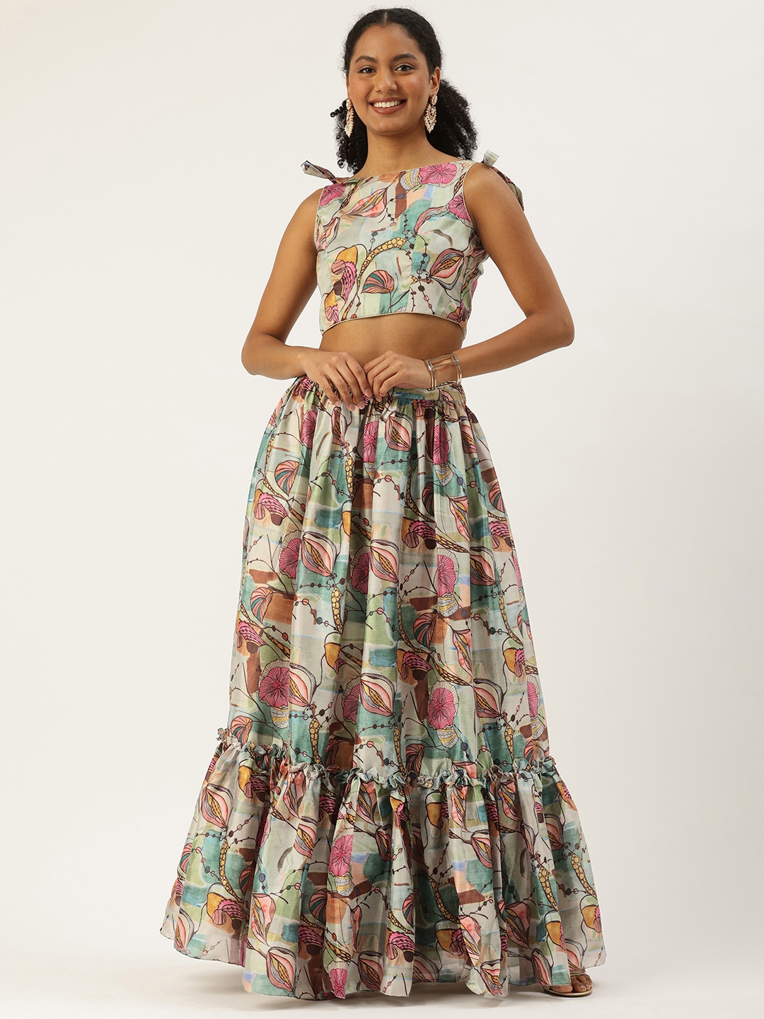

Ethnovog Printed Crepe Co-Ords, Multi