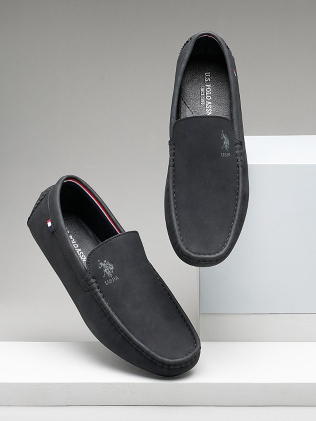 

U.S. Polo Assn. Men AARON 5.0 Loafers, Black