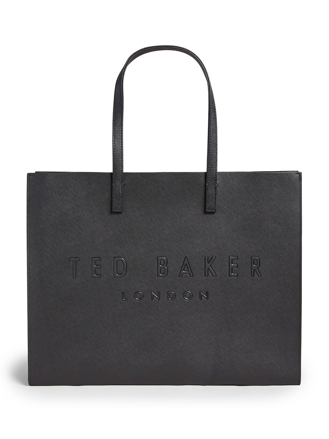 

Ted Baker PU Structured Tote Bag with Cut Work, Black