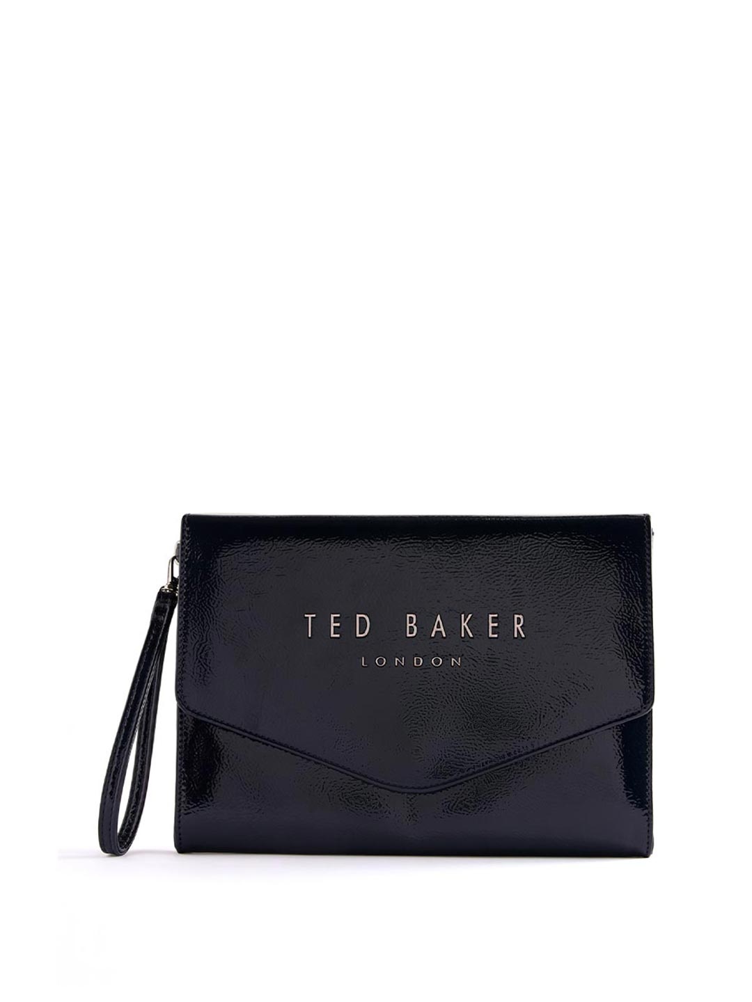 

Ted Baker Embellished PU Structured Handheld Bag, Navy blue