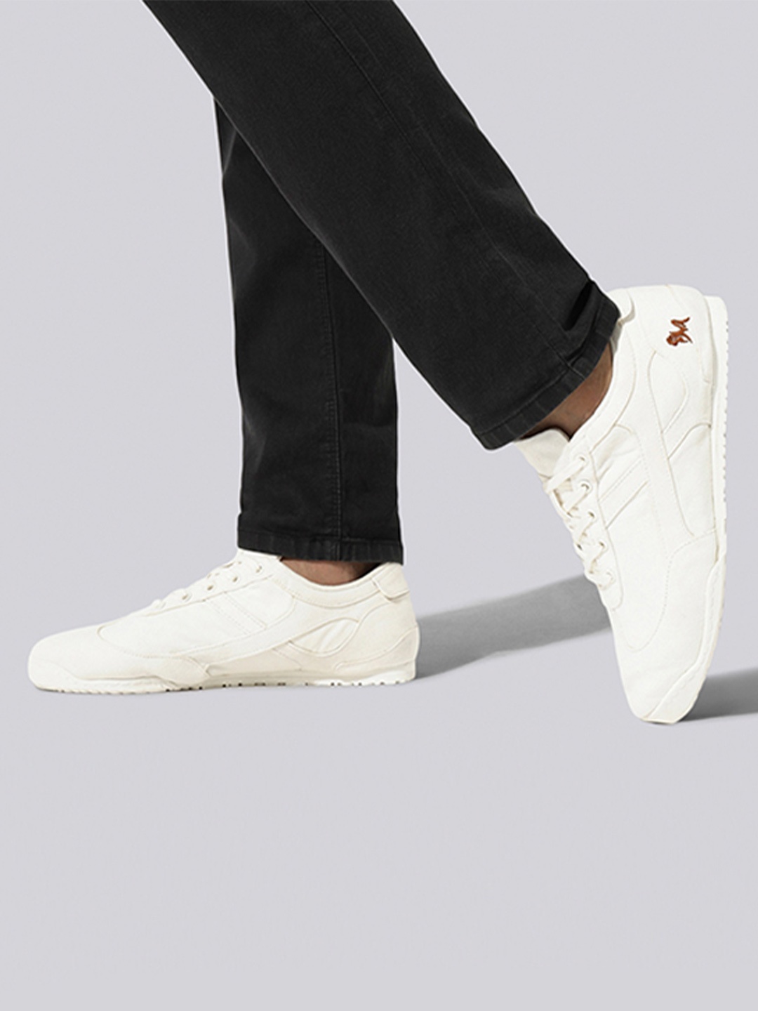 

NEEMANS Men PU Sneakers, White