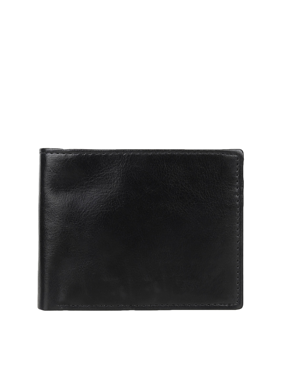

Mast & Harbour Men Two Fold Wallet, Black
