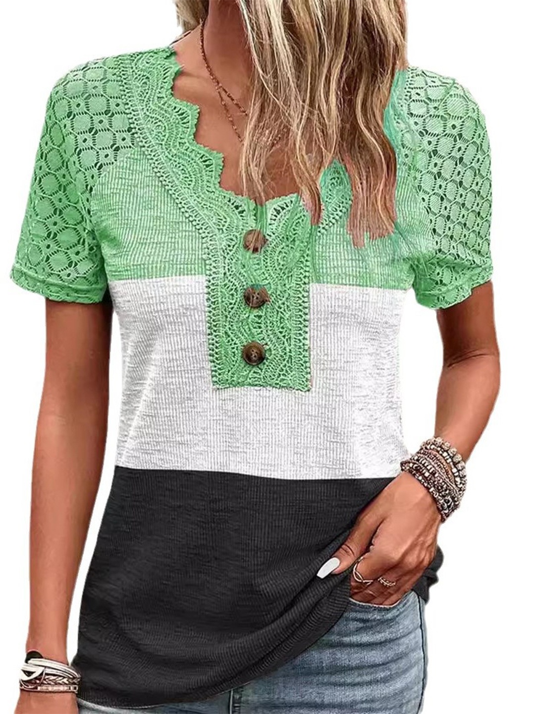 

StyleCast Shirt Style Top, Green