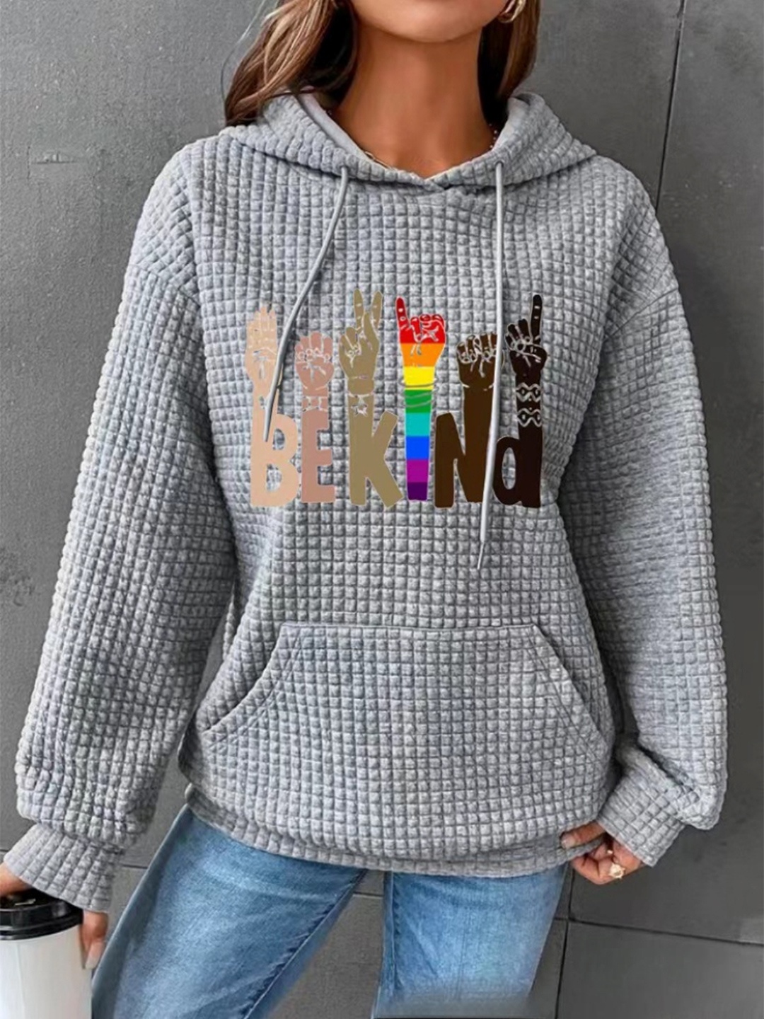 

StyleCast Women Hooded Sweatshirt, Grey