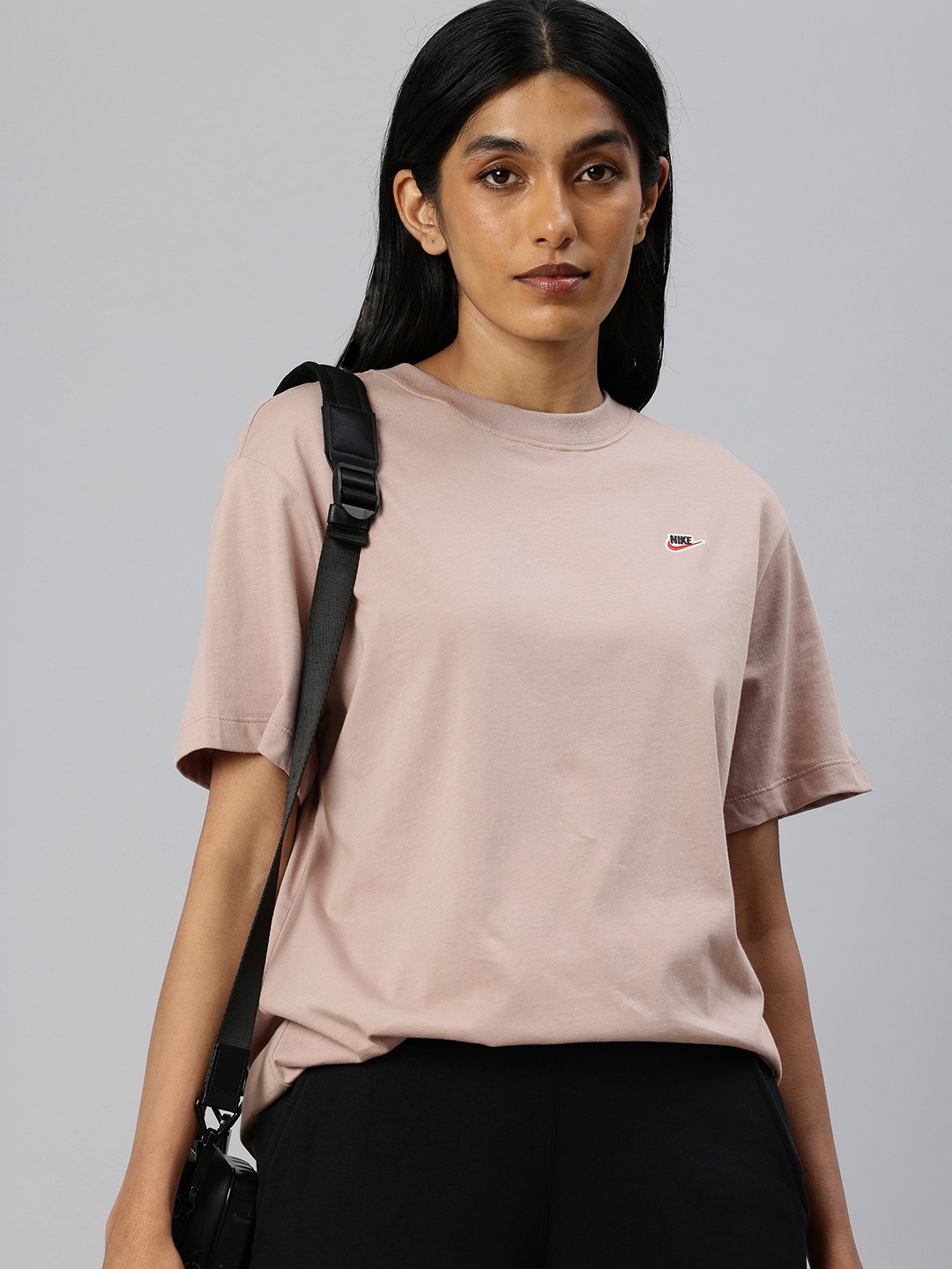 

Nike Women Pure Cotton Dri-FIT Sports T-shirt, Taupe