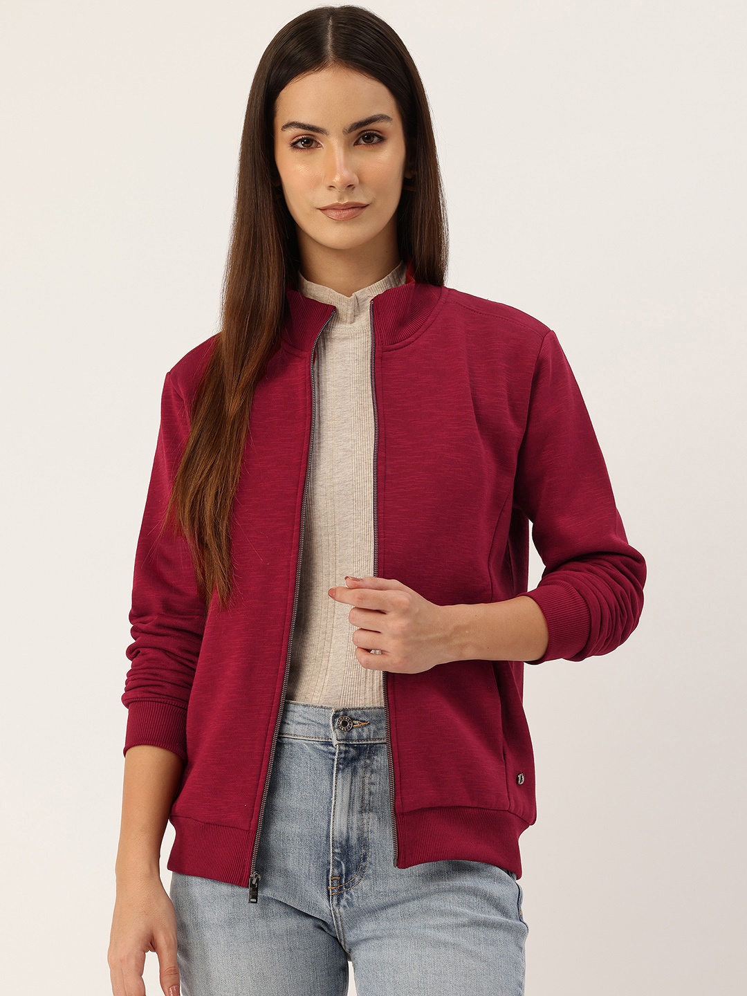 

Monte Carlo Zipper Sweatshirt, Maroon