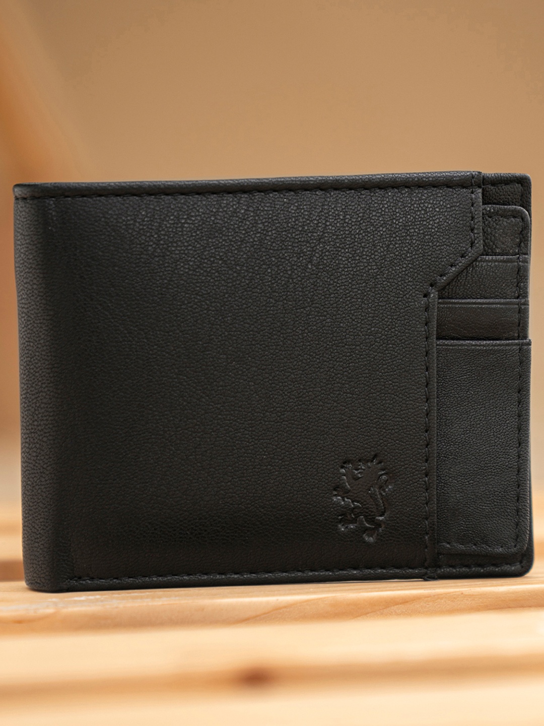 

Red Tape Men Leather Two Fold Wallet, Black