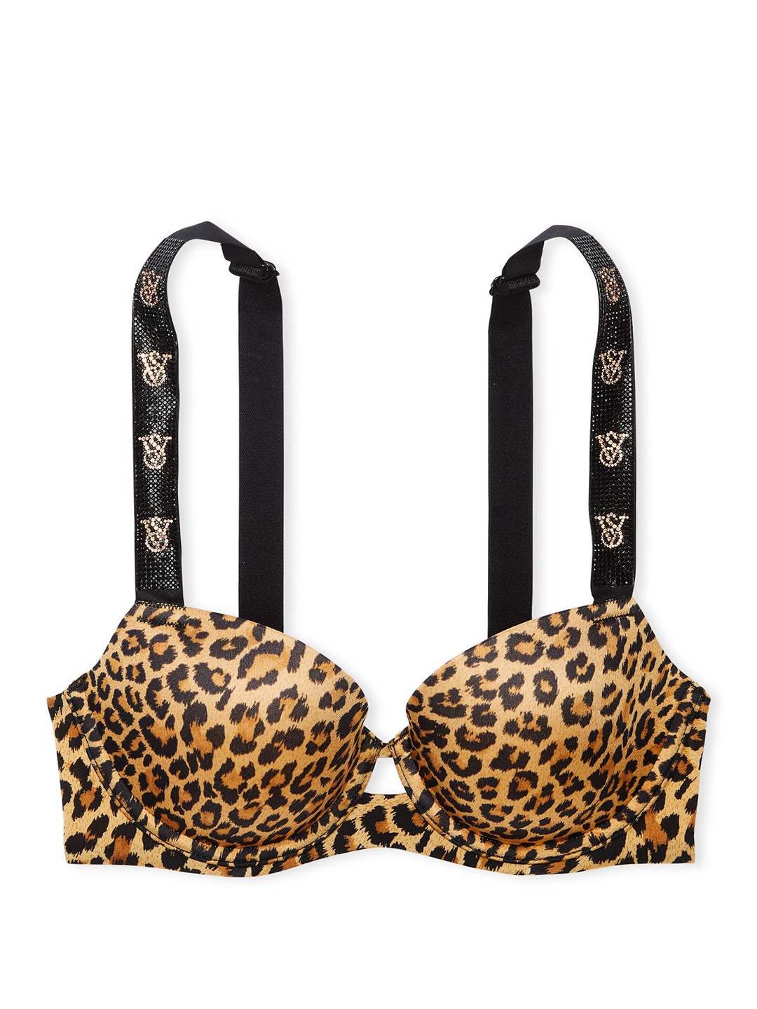 

Victoria's Secret Animal Bra Medium Coverage Underwired Lightly Padded, Brown
