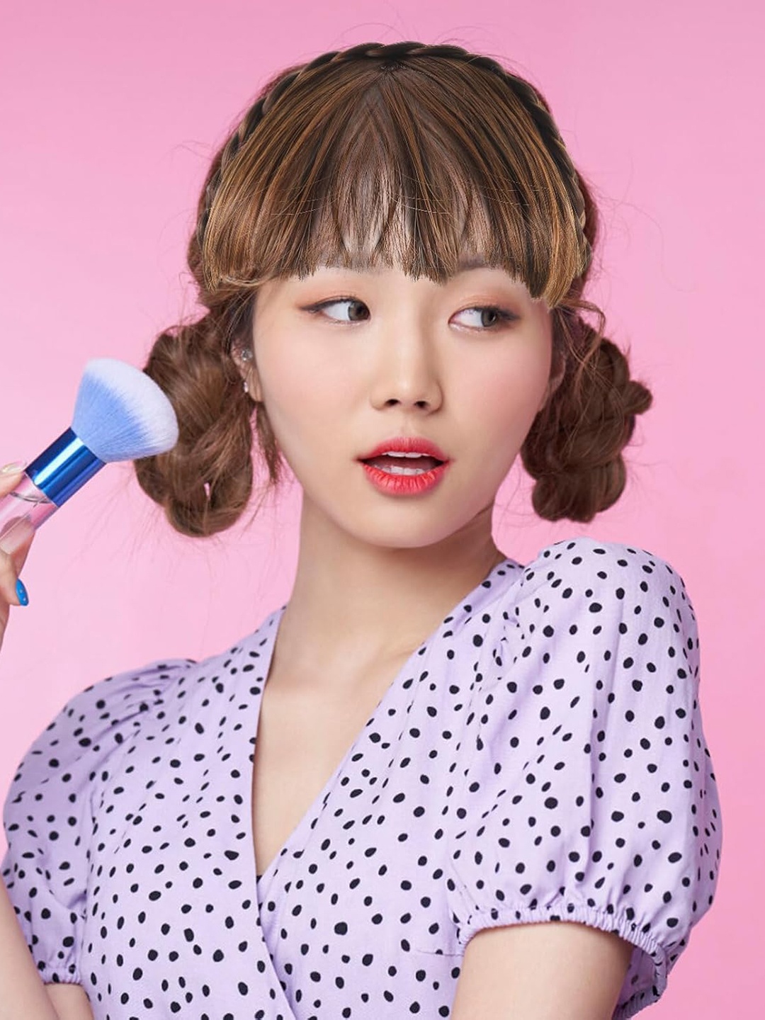 

D-Divine Hair Bangs Fringe Hair Extension - Brown
