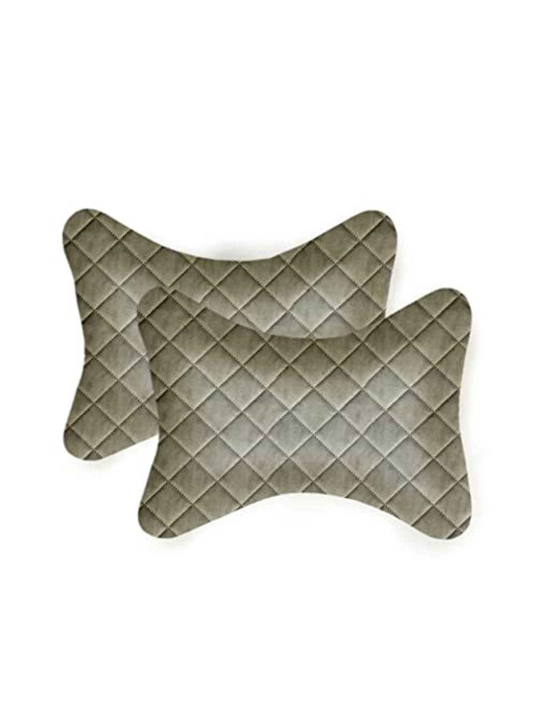 

Lushomes Car Neck Rest Pillow Foam Seat Support, Grey