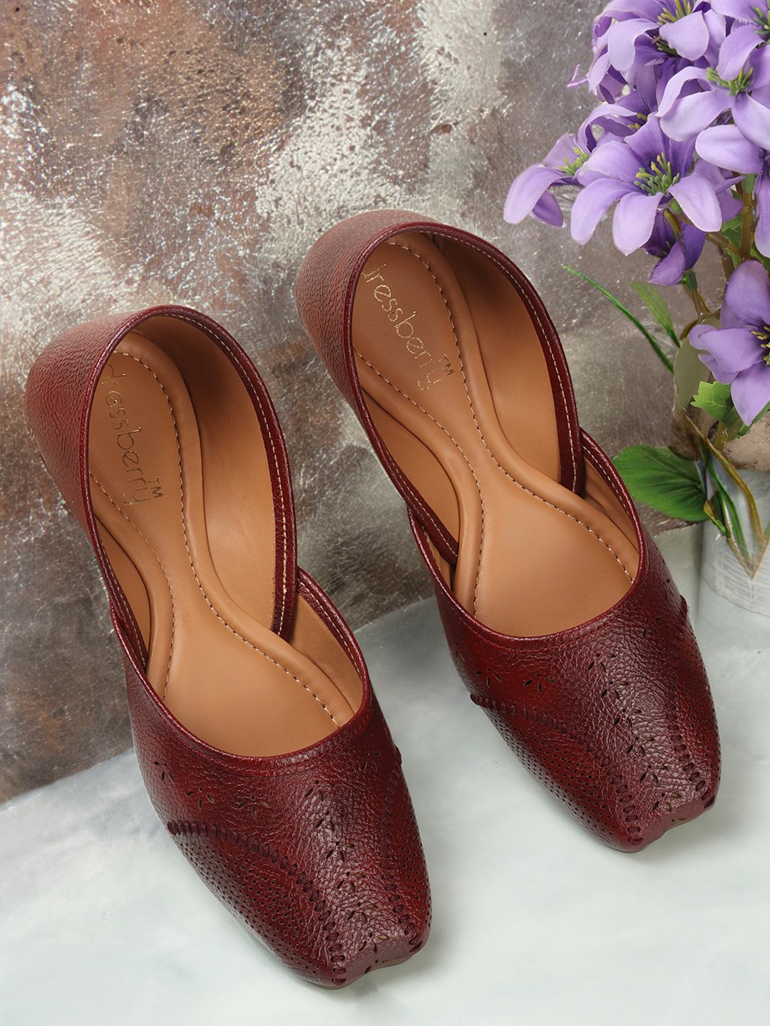 

DressBerry Women Casual Ballerinas, Red