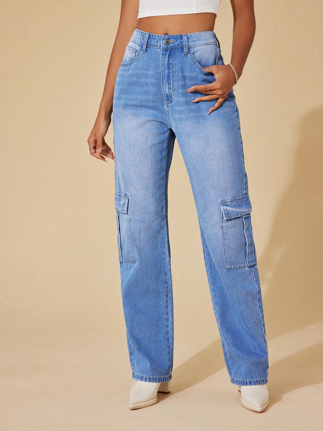 

Kotty Women High-Rise Stretchable Jeans, Blue
