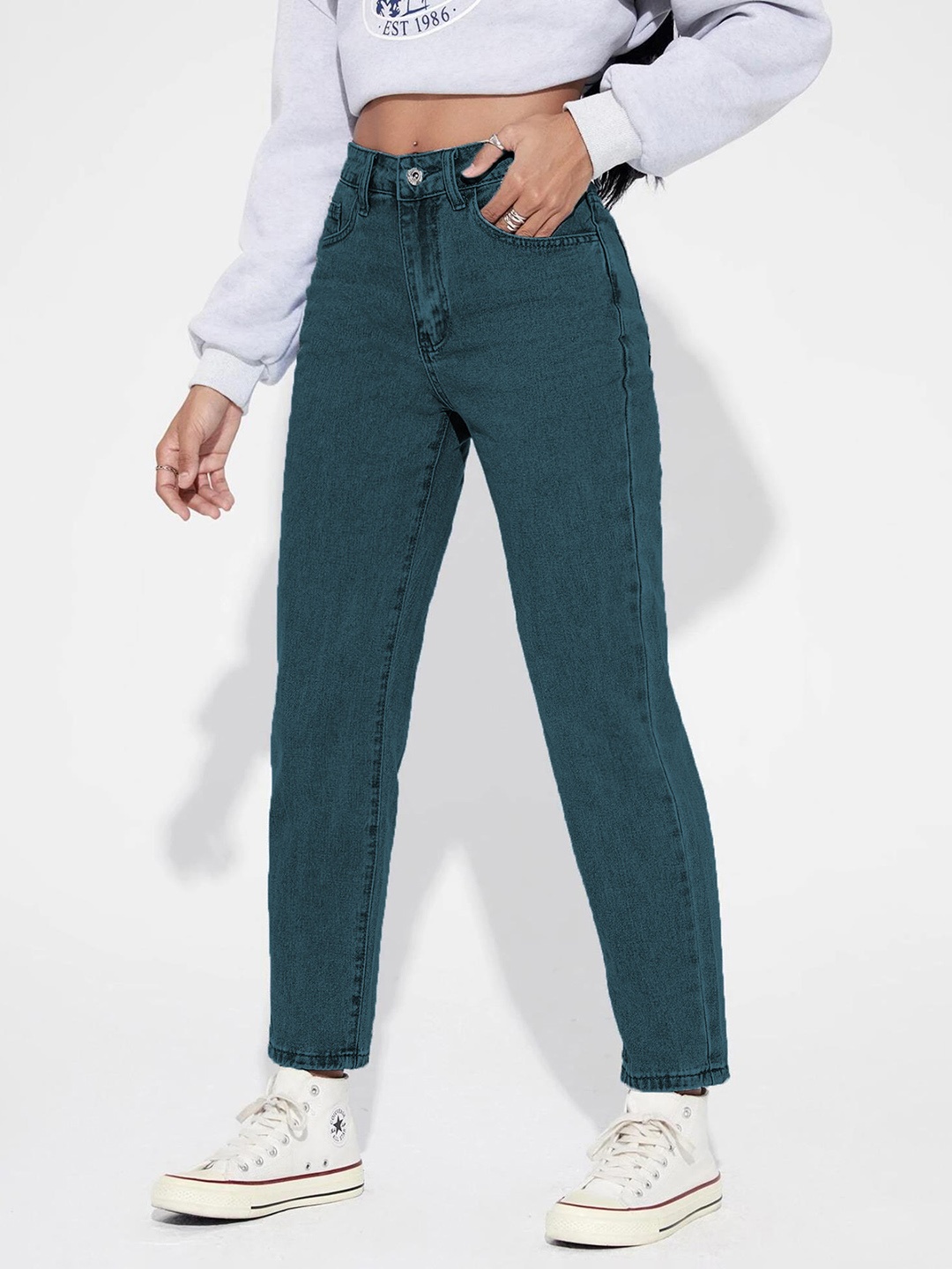 

Kotty Women High-Rise Stretchable Jeans, Blue