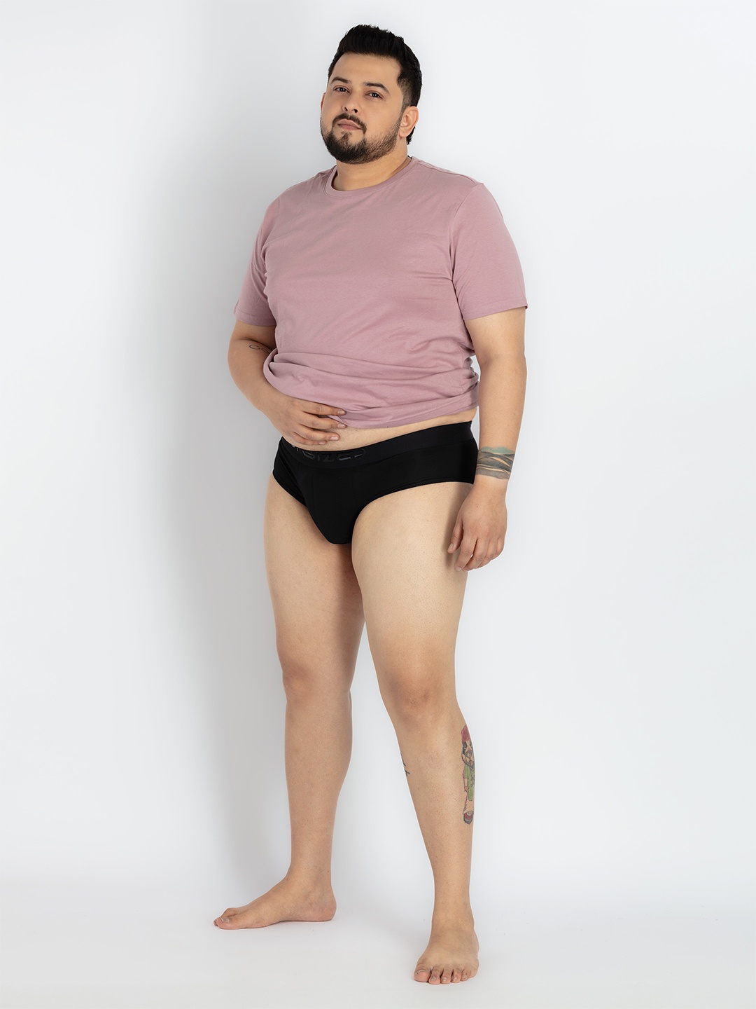 

UNSIZED Anti-Microbial Basic Briefs USTK-223-BR005-NAVY, Navy blue