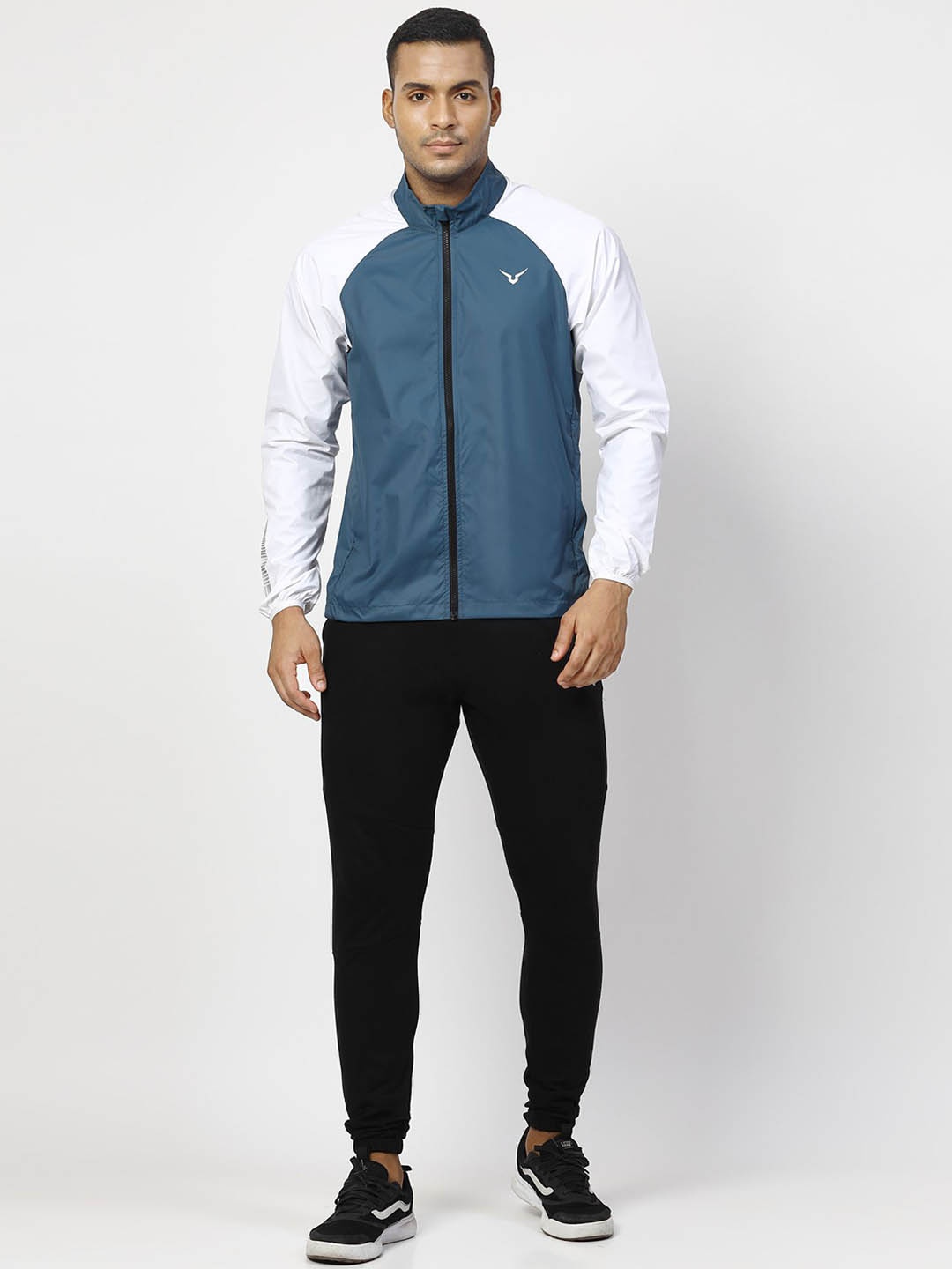 

Invincible Men Windcheater Sporty Jacket, Teal
