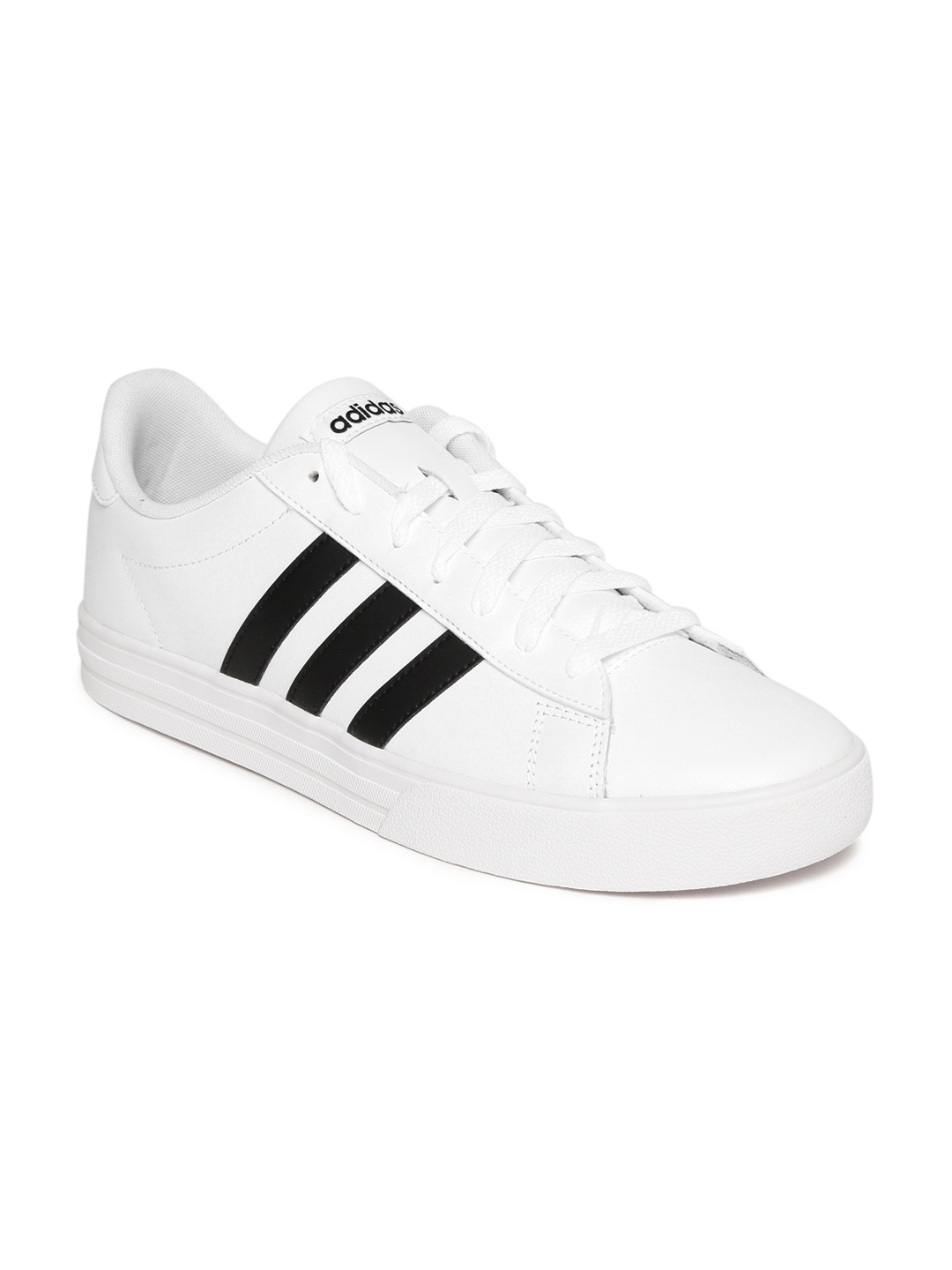 

ADIDAS Men White DAILY 2.0 Leather Sneakers