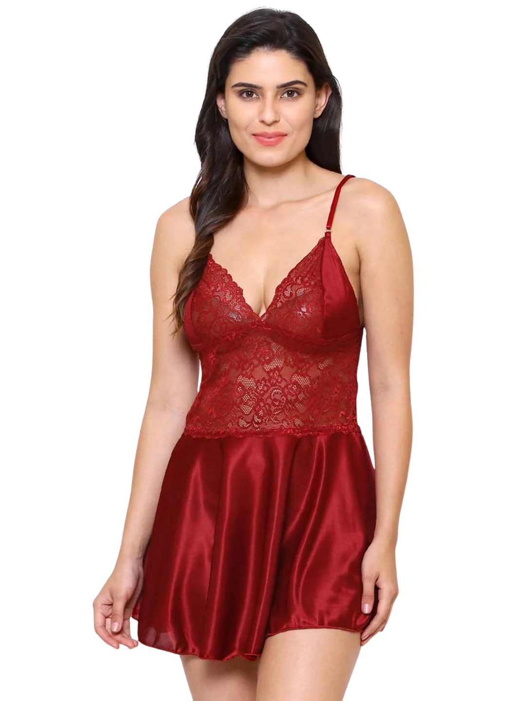 

Klamotten Baby Doll, Maroon