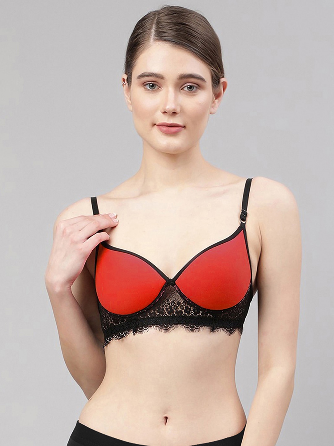 

Aamarsh Self Design Lingerie Set AD_A_Cupri Set1, Red