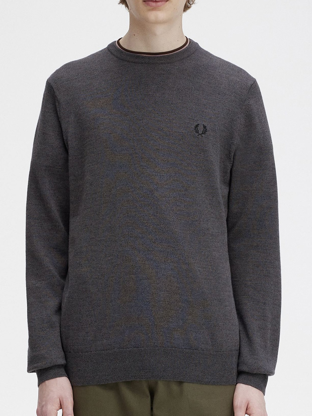 

Fred Perry Men Woollen Pullover, Grey