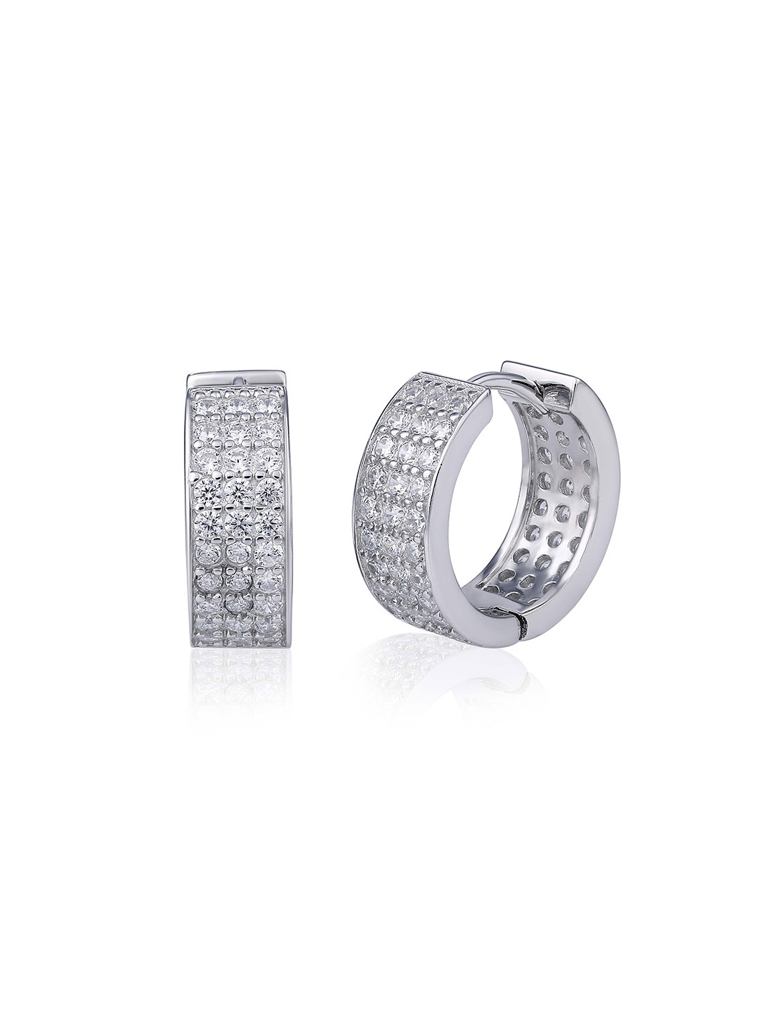 

Anouk Contemporary Hoop Earrings, Silver