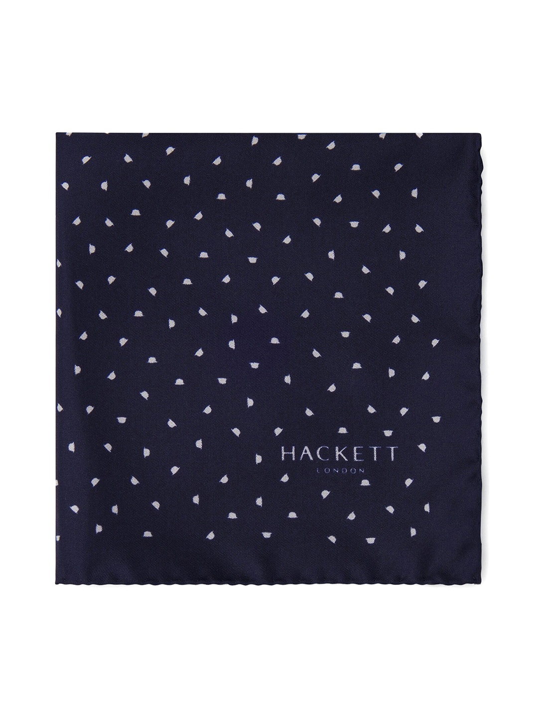 

HACKETT LONDON Men Printed Scarf, Navy blue