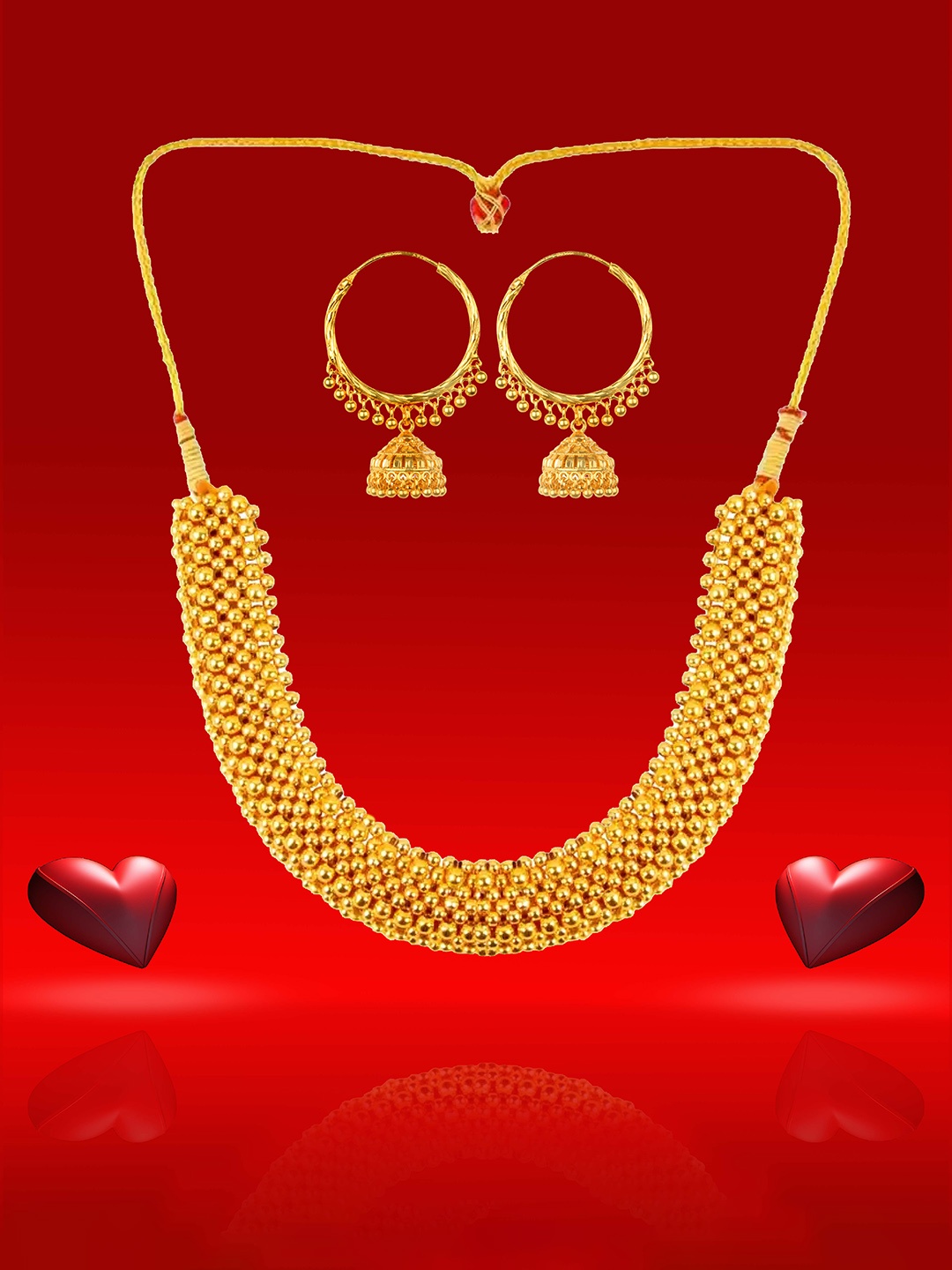 

Heer Collection Gold-Plated Jewellery Set